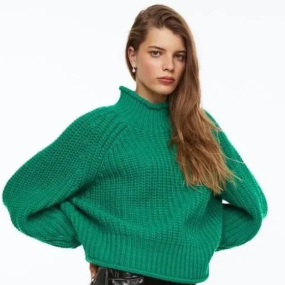 H&M Royal Blue Turtleneck XS - Picture 4 of 8